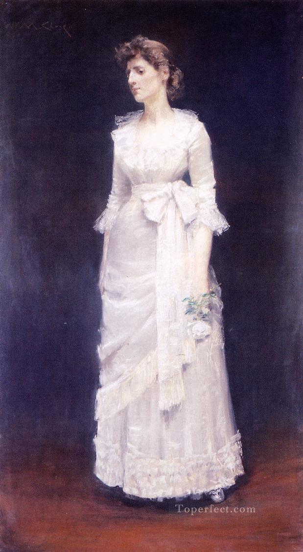 The White Rose aka Miss Jessup William Merritt Chase Oil Paintings